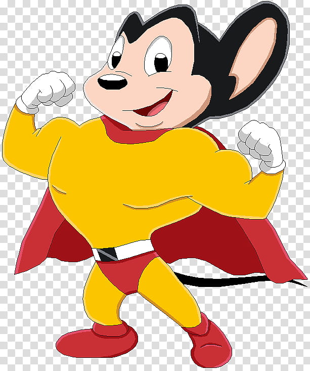 Mighty Mouse transparent background PNG clipart