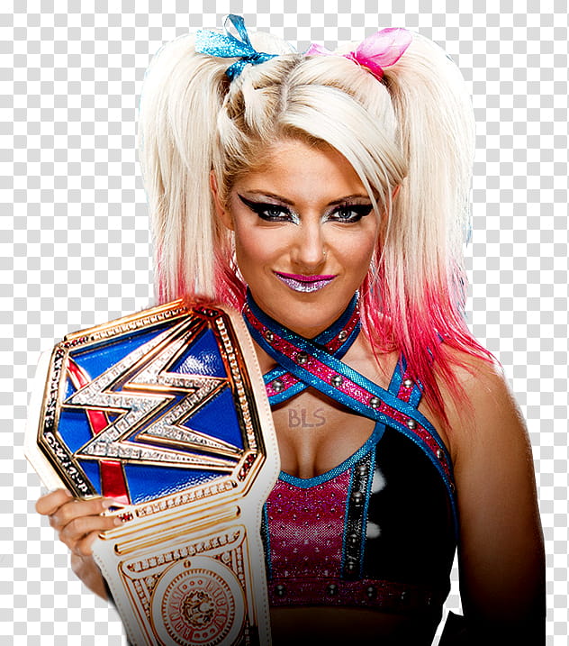 Alexa Bliss SmackdownLIVE Women Champion transparent background PNG clipart