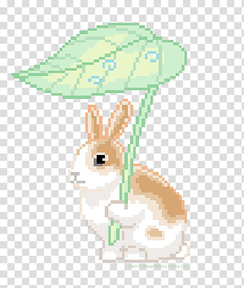 WATCHERS GRACIASS, white and brown rabbit illustration transparent background PNG clipart