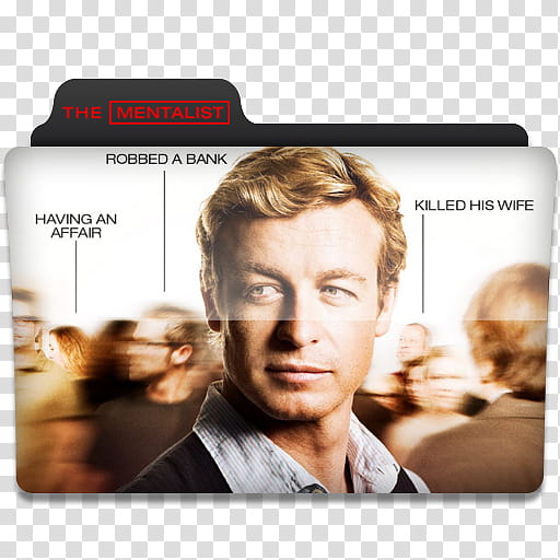 Windows TV Series Folders M N, The Mentalist DVD case transparent background PNG clipart