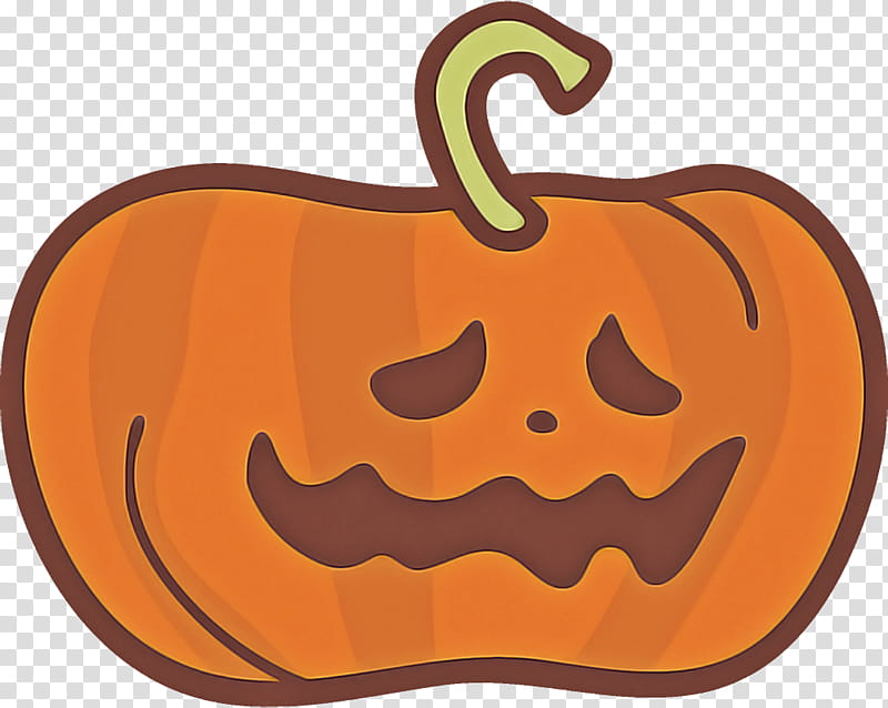 Jack-o-Lantern Halloween pumpkin carving, Jack O Lantern, Halloween , Calabaza, Orange, Vegetable, Smile, Plant transparent background PNG clipart