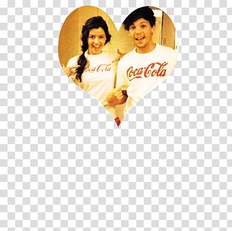 Louis Tomlinson And Eleanor Calder Heart transparent background PNG clipart