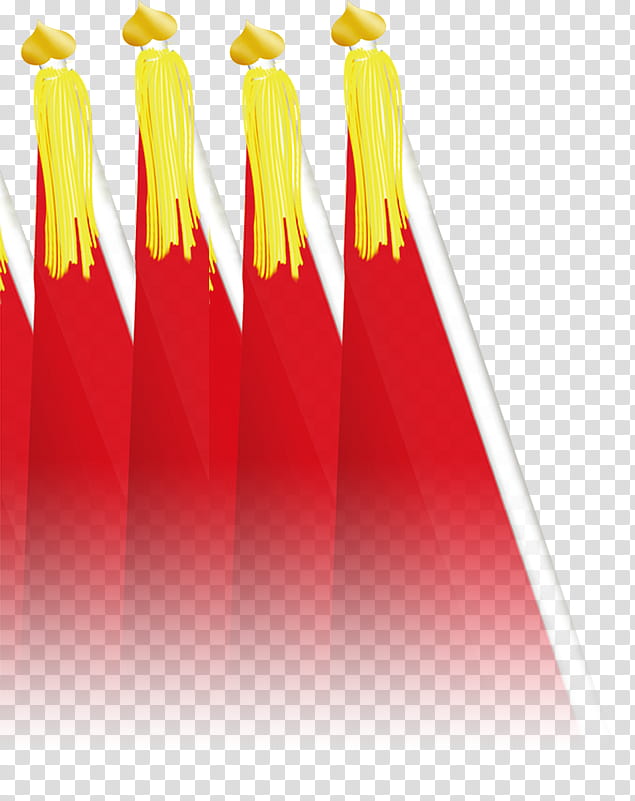 Festival, Guangzhou, Flag, Publicity, National Flag, Gold, China, Red transparent background PNG clipart