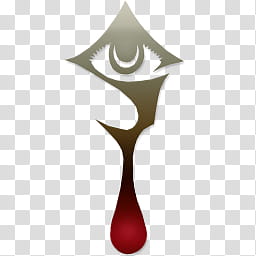 Hellsing OVA Icons, OVAlogo, gray and red bleeding eye logo art transparent background PNG clipart