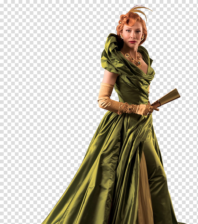 Lady Madonna Tremaine wearing green dress transparent background PNG clipart