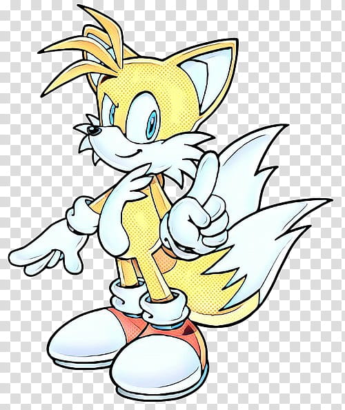 Sonic the hedgehog, Pop Art, Retro, Vintage, Cartoon, Fictional Character, Line, Tail transparent background PNG clipart