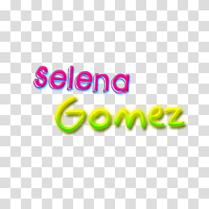 Texto Selena Gomez transparent background PNG clipart thumbnail