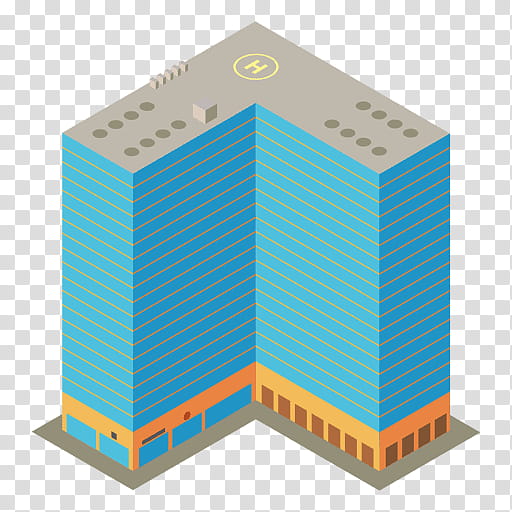Building, Isometric Projection, Architecture, Highrise Building, 3D Computer Graphics, Turquoise, Skyscraper, Tower Block transparent background PNG clipart