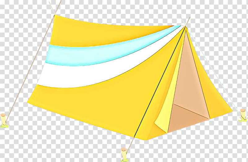 Tent, Angle, Line, Triangle, Yellow, Shade transparent background PNG clipart