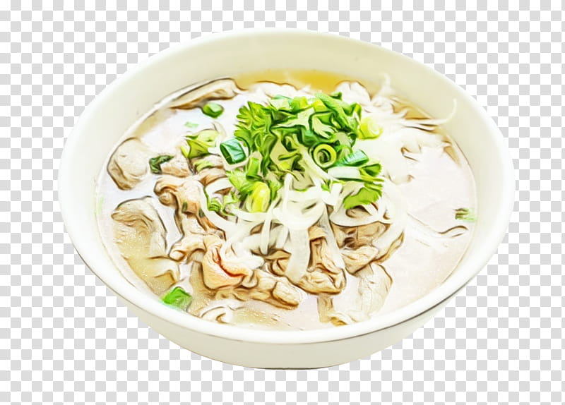 dish food cuisine ingredient noodle soup, Watercolor, Paint, Wet Ink, Kalguksu, Recipe, Banmian, Asian Soups transparent background PNG clipart