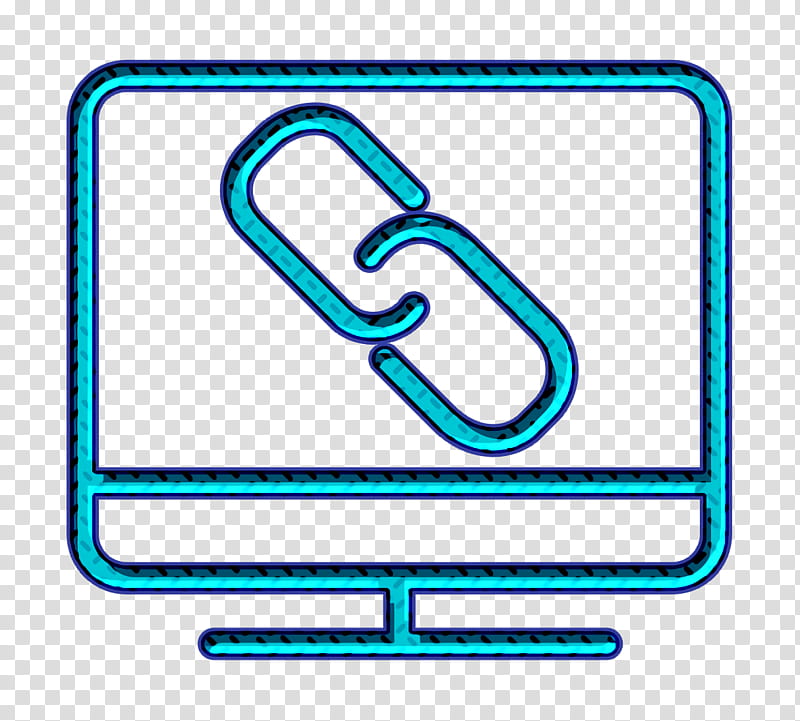 computer icon link icon online icon, Social Market Icon, Web Icon, Web Page Icon, Blue, Rectangle, Electric Blue, Symbol transparent background PNG clipart