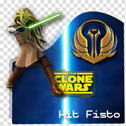 Star Wars The Clone Wars Jedi Set , Kit Fisto icon transparent background PNG clipart