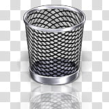 cylindrical gray and black trash bin transparent background PNG clipart