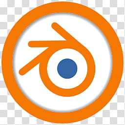 V I P Software, round orange and blue logo transparent background PNG clipart