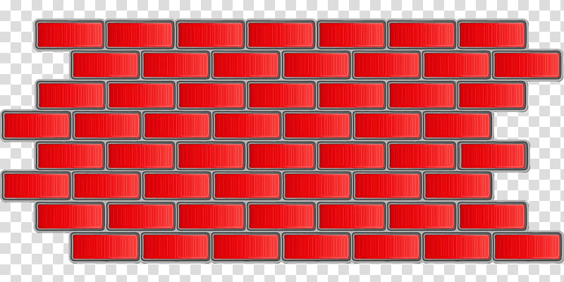 Orange, Watercolor, Paint, Wet Ink, Red, Brick, Wall, Rectangle transparent background PNG clipart