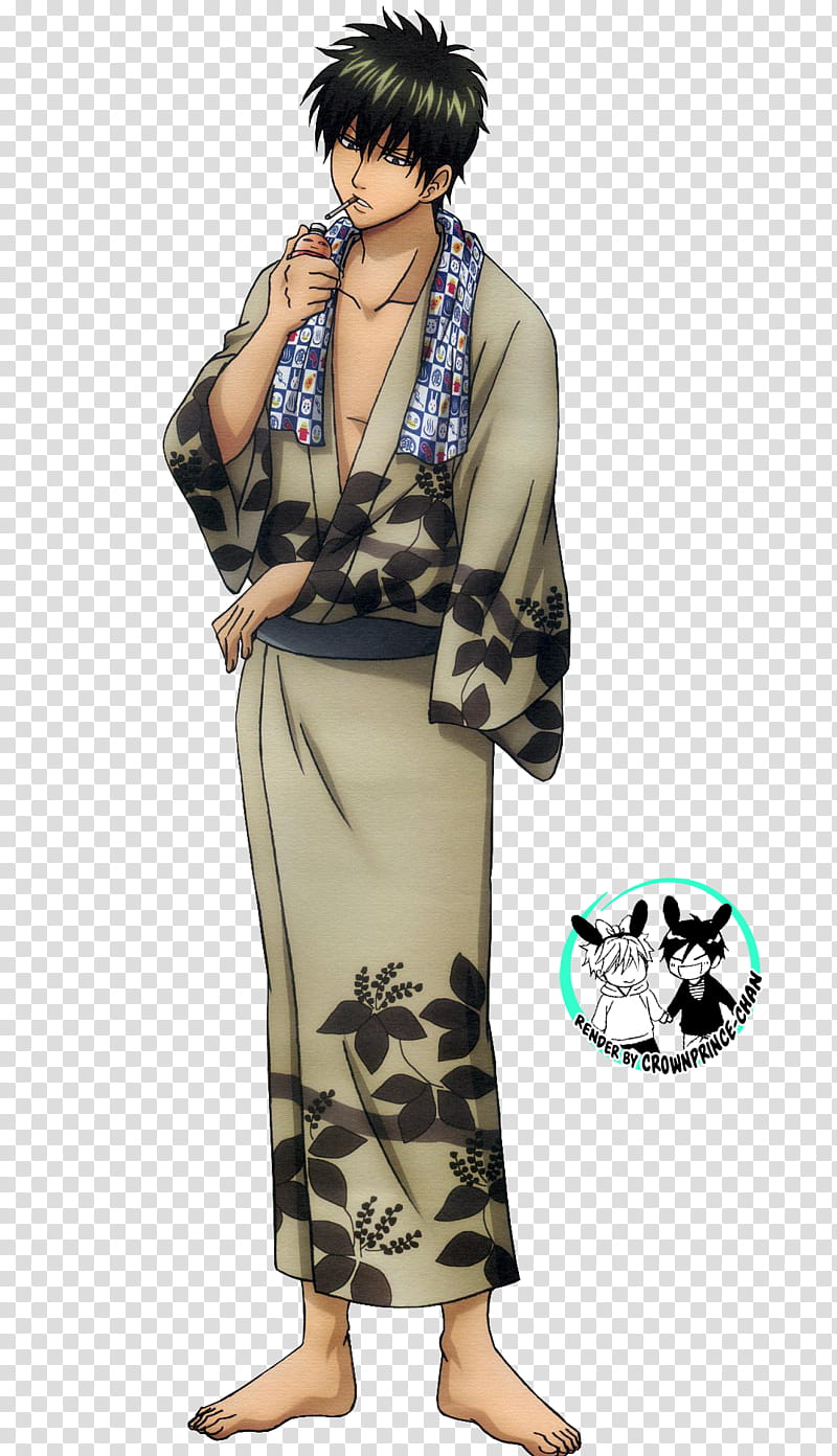 RENDER Hijikata Toushirou Gintama transparent background PNG clipart