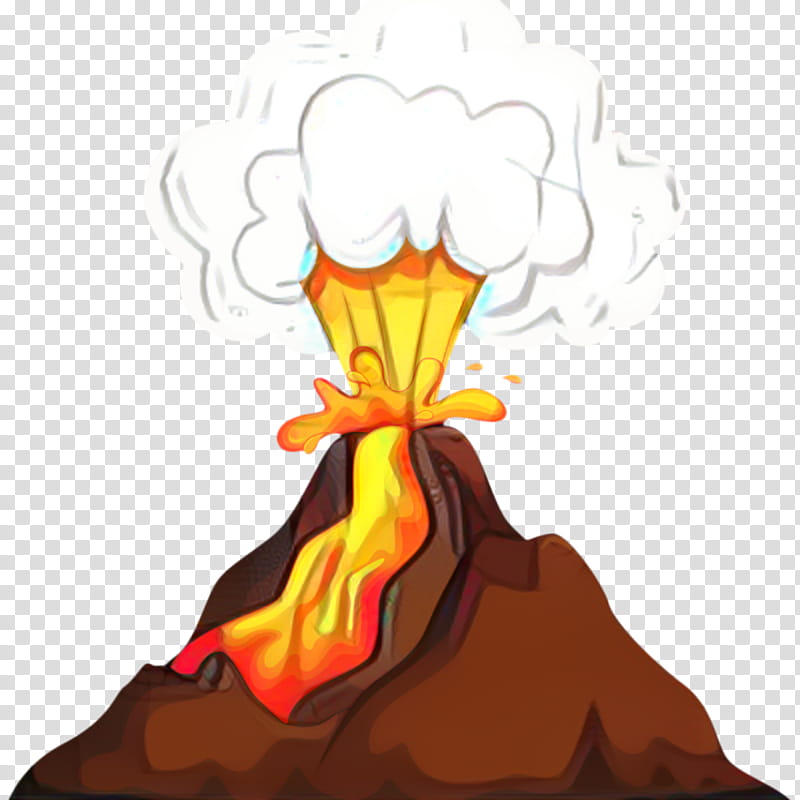 Volcano, Character, Character Created By, Cartoon, Geological Phenomenon, Volcanic Landform transparent background PNG clipart