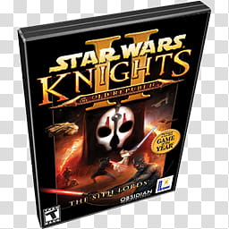PC Games Dock Icons v , Star Wars Knights of the Old Republic II transparent background PNG clipart