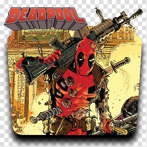 Marvel Now Icon v, Deadpool transparent background PNG clipart