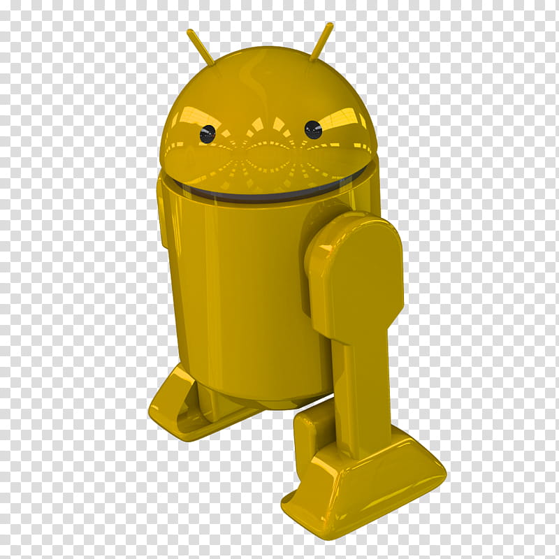 Android D Icons And Blender D Model Set , Android-DIconYellow- transparent background PNG clipart