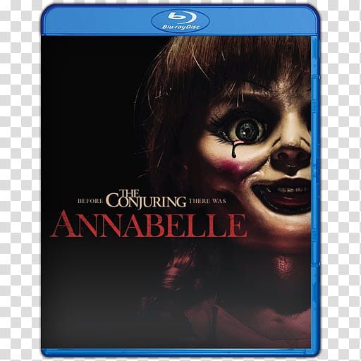Annabelle Blu Ray Cover Icon, Annabelle transparent background PNG clipart