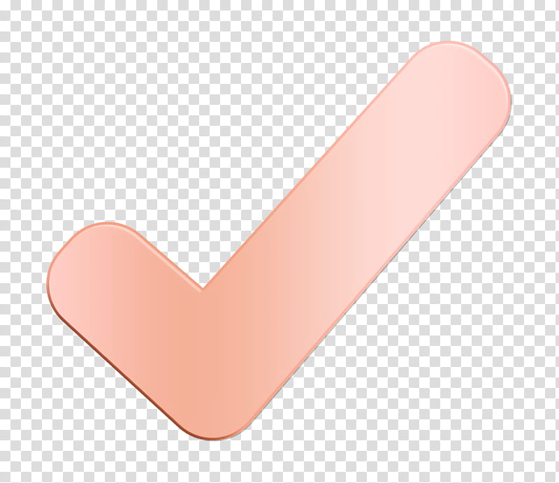 interface icon Done tick icon Check icon, Basicons Icon, Finger, Heart, Text, Pink, Hand, Line transparent background PNG clipart