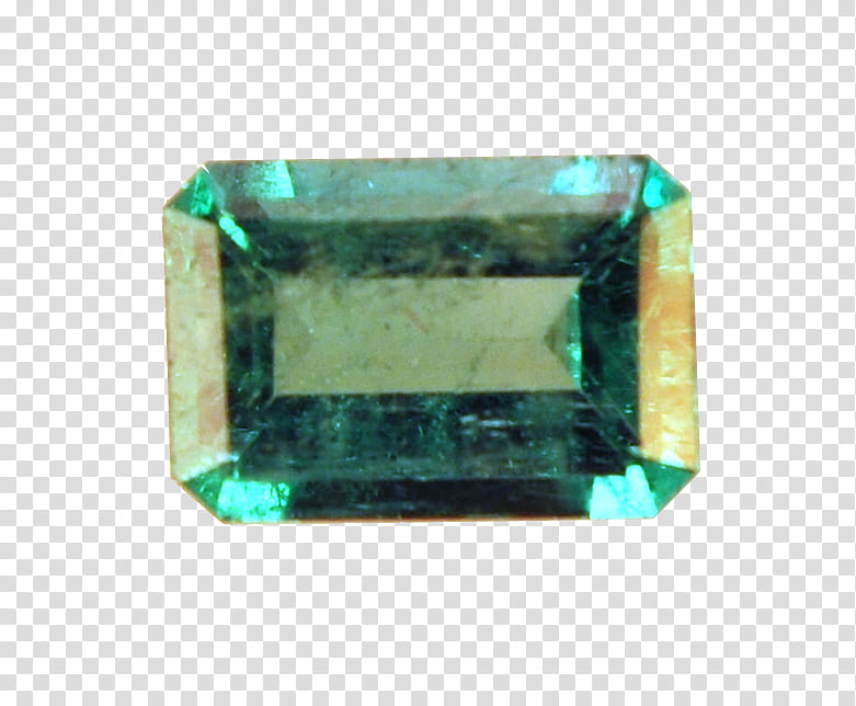 Natural emerald emerald cut, green gemstone transparent background PNG clipart