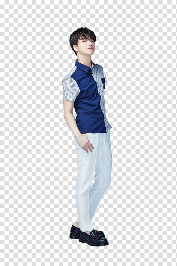 iKON Smart P, man standing while posing transparent background PNG clipart