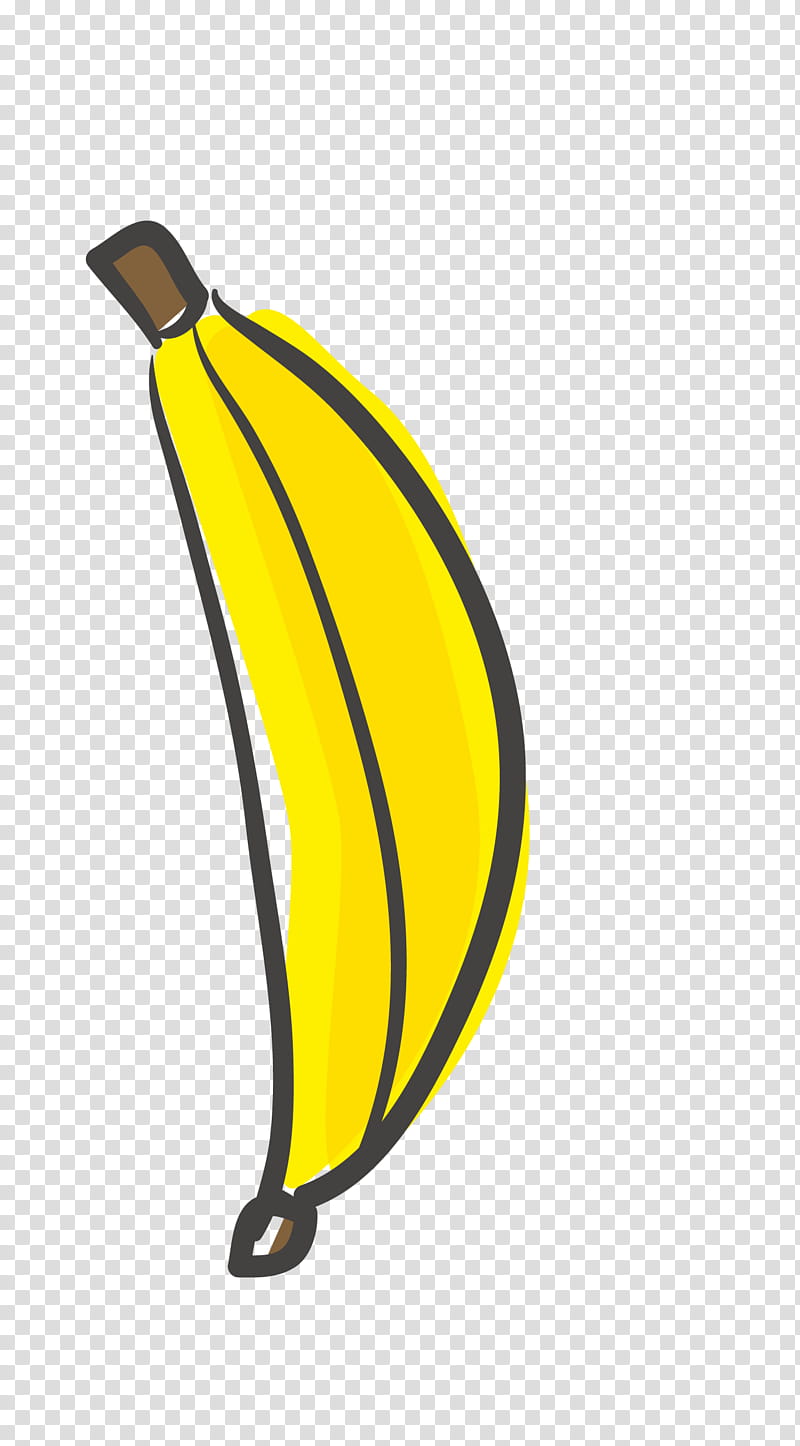 Cartoon Banana, Banaani, Painting, Fruit, Food, Cartoon, Yellow, Plant transparent background PNG clipart