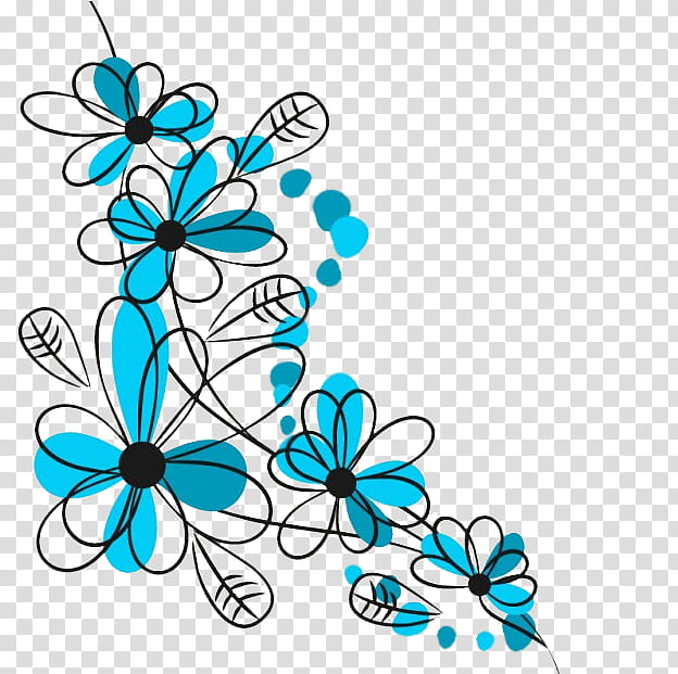 floral en, blue and silver beaded necklace transparent background PNG clipart