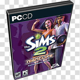 PC Games Dock Icons v , The Sims  Nightlife transparent background PNG clipart