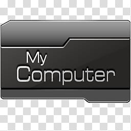 MX Icons DARKFOLD, My Computer, My Computer folder illustration transparent background PNG clipart