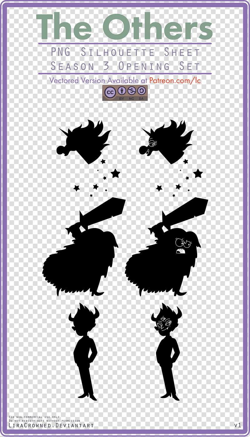 SVTFOE Others S Opening Silhouette Sheet transparent background PNG clipart