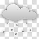 plain weather icons, , cloud pouring snow illustration transparent background PNG clipart