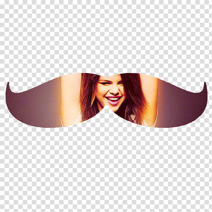 Bigotes Selena Gomez transparent background PNG clipart