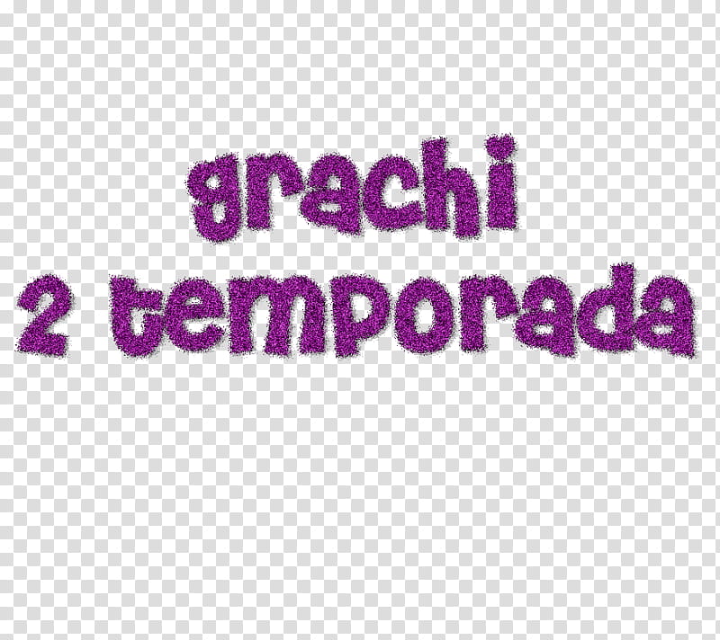 GRACHI  TEMPORADA TEXT, purple text with black background transparent background PNG clipart