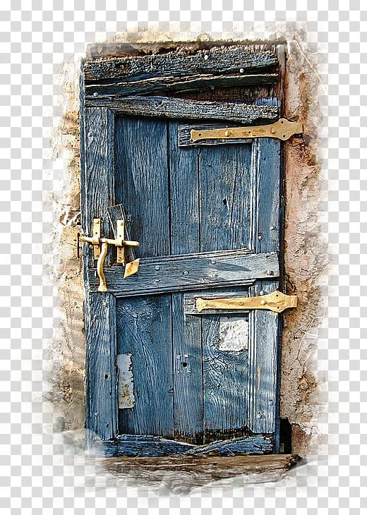 Doors s, blue wooden dungeon door transparent background PNG clipart