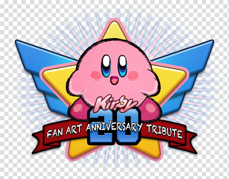 Kir, Kirby fan art anniversary tribute transparent background PNG clipart