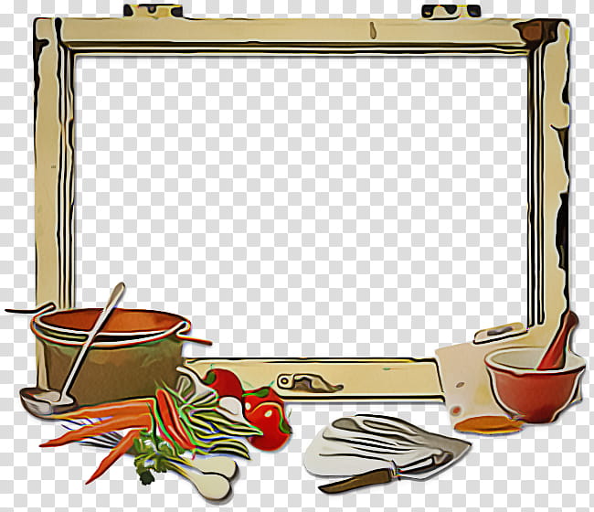 Retro Frame Png Recipe Book Diy Clip Art Borders Recipe Scrapbook | The ...