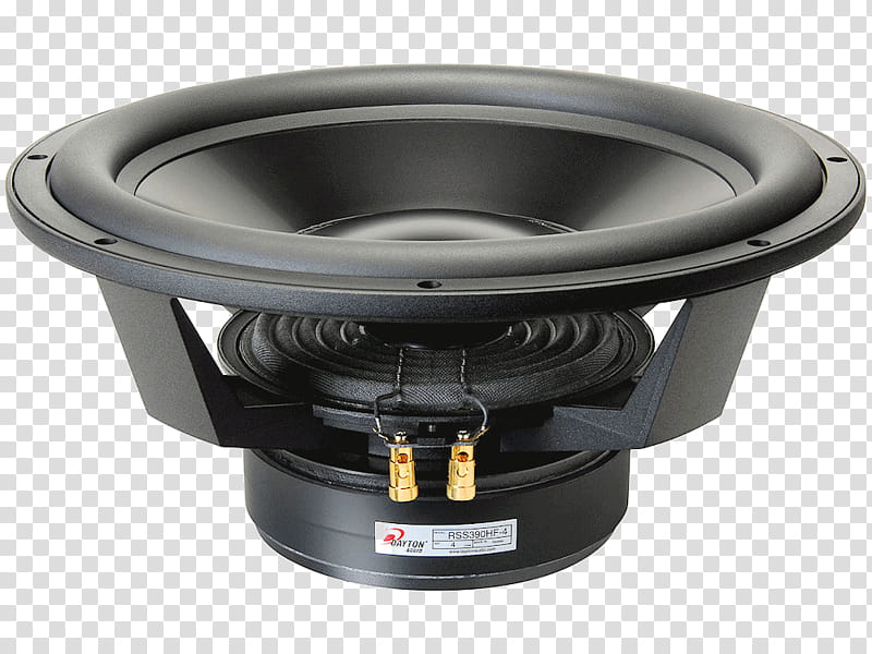 Speaker, SUBWOOFER, Loudspeaker, Dayton Audio Sub1200, Vehicle Audio, Loudspeaker Enclosure, Home Audio, Midbass transparent background PNG clipart