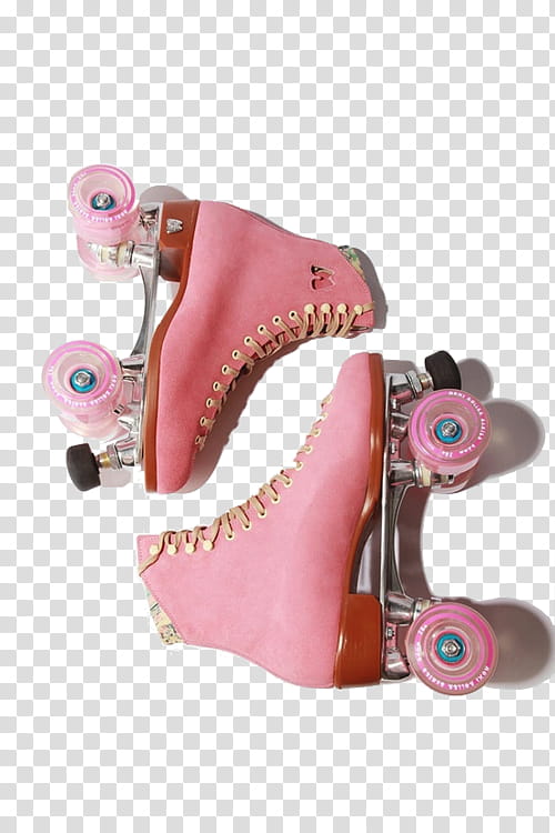 regalito por los , pair of pink roller skates transparent background PNG clipart