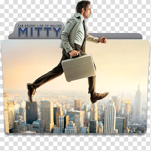 Movie Collection Folder Icon Part , The Secret Life of Walter Mitty v transparent background PNG clipart