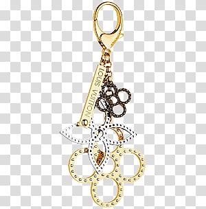 All that glitters , gold Louis Vuitton keychain transparent