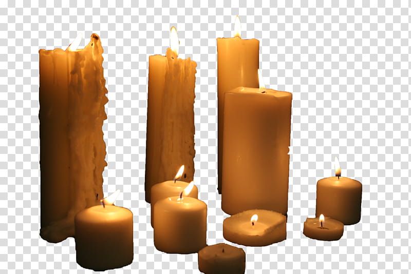 melted candle clipart with wind