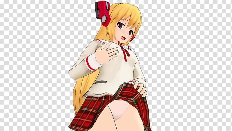MMD Crimrose ero pose , female anime character illustration transparent background PNG clipart