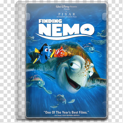 Movie Icon Mega , Finding Nemo, Finding Nemo movie case transparent background PNG clipart