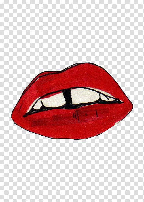 red lipstick art transparent background PNG clipart