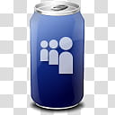 Drink Web   Icon , blue beverage can transparent background PNG clipart