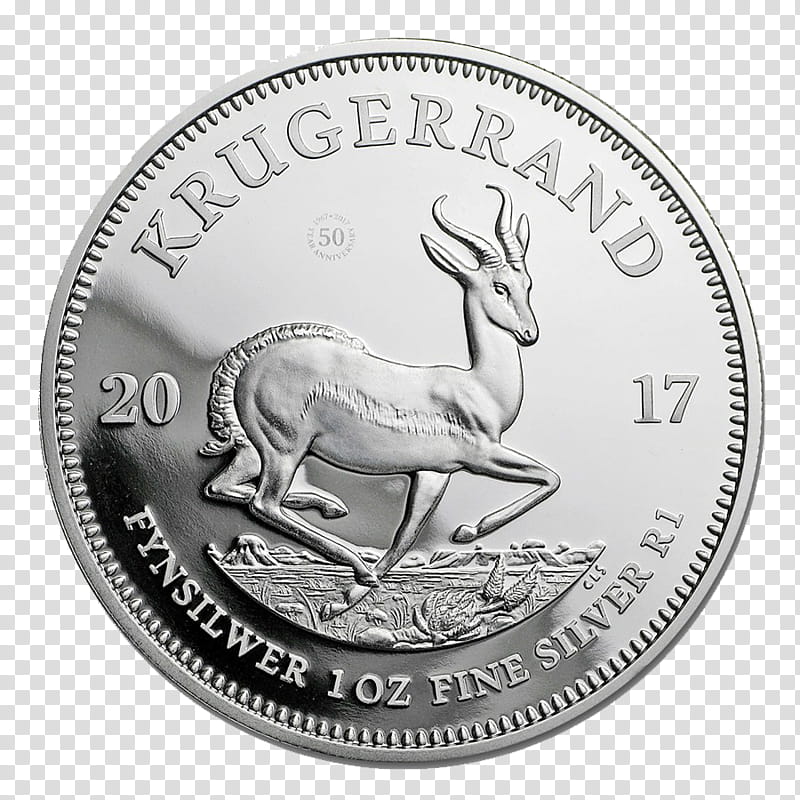 Eagle, Krugerrand, South African Mint, Coin, Silver, Silver Coin, Bullion Coin, Proof Coinage transparent background PNG clipart