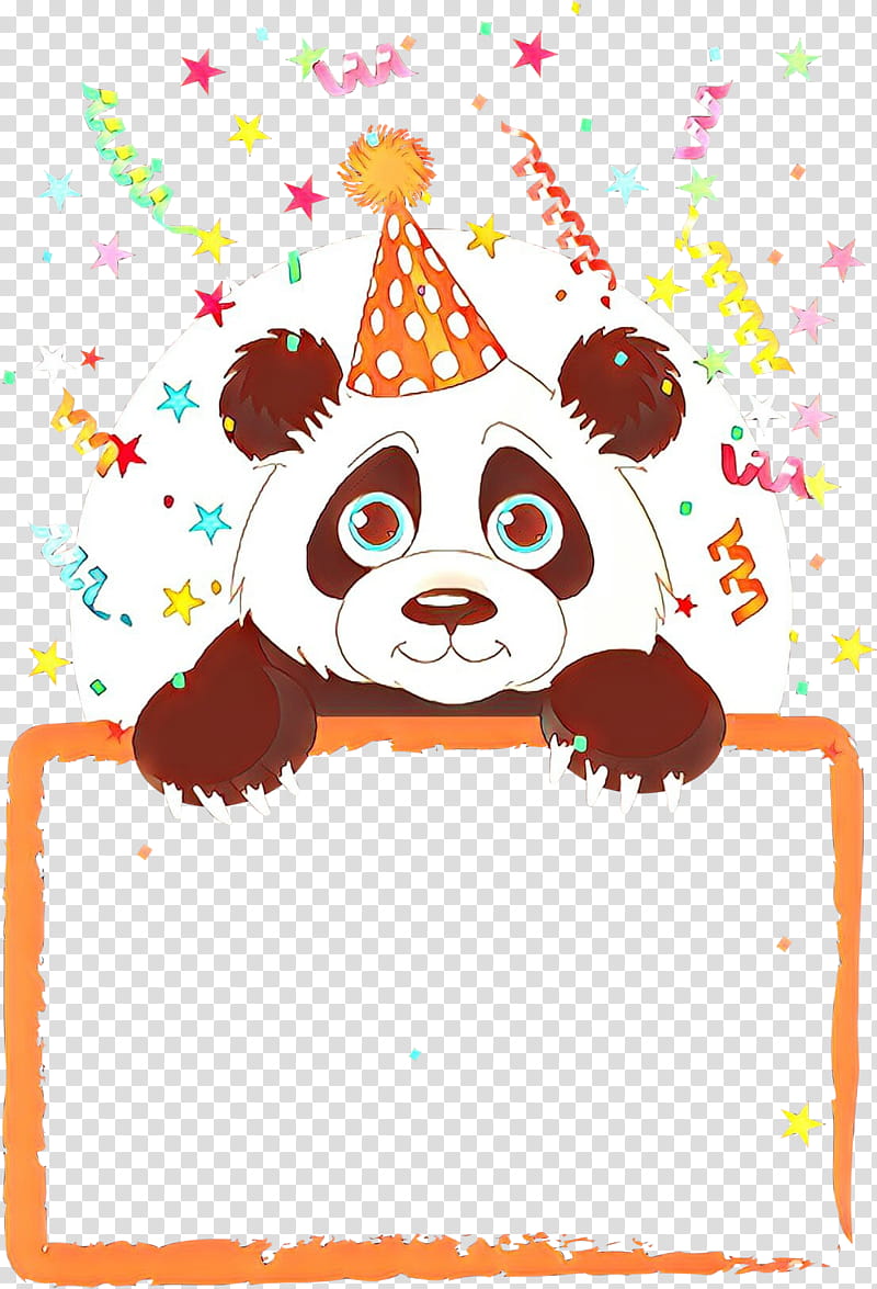 Cartoon Birthday Cake, Cartoon, Giant Panda, Bear, Birthday
, Party, Red Panda, Frames transparent background PNG clipart